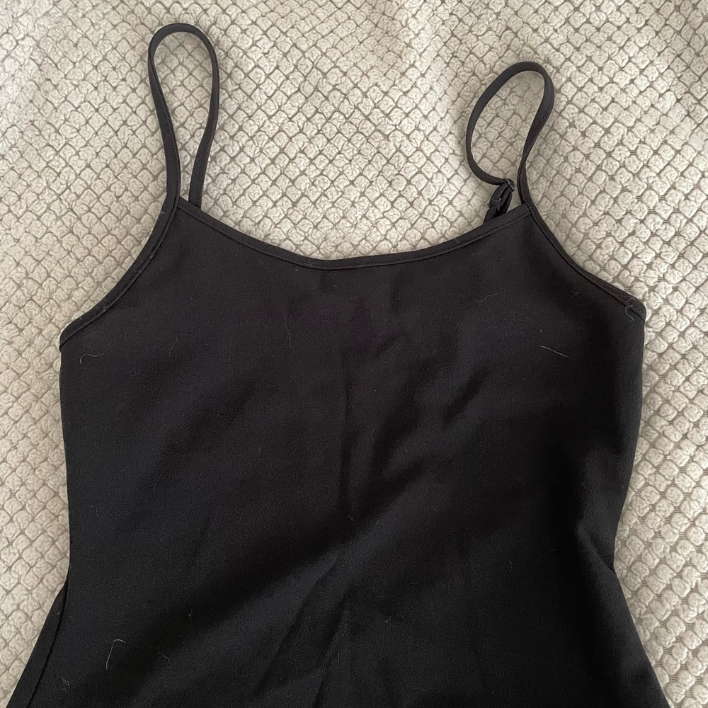 short black cami dress